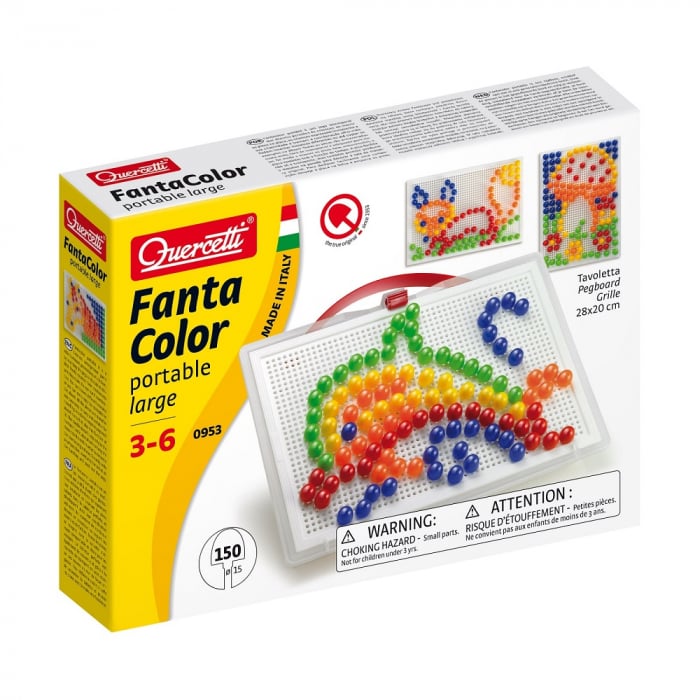 Joc Mozaic Quercetti Fantacolor Portabil
