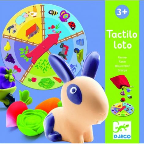 Fermă Tactilo Loto Djeco | Joc de Perspicacitate Tactilă