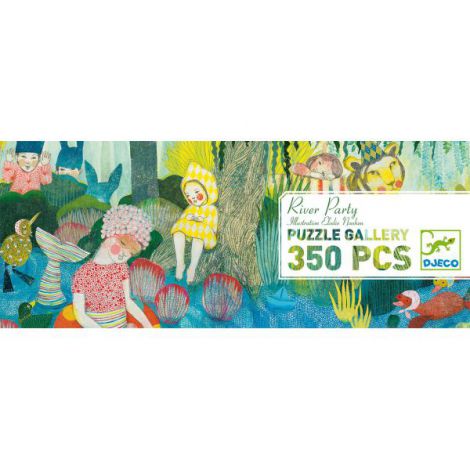 Puzzle Djeco 350 pcs River Party - imagine 2