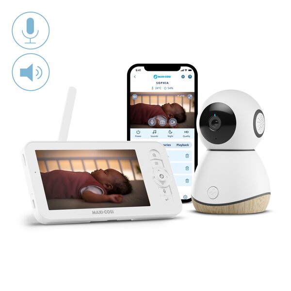 Monitor Bebe Maxi-Cosi See Pro White - Veghează Non-Stop - imagine 7