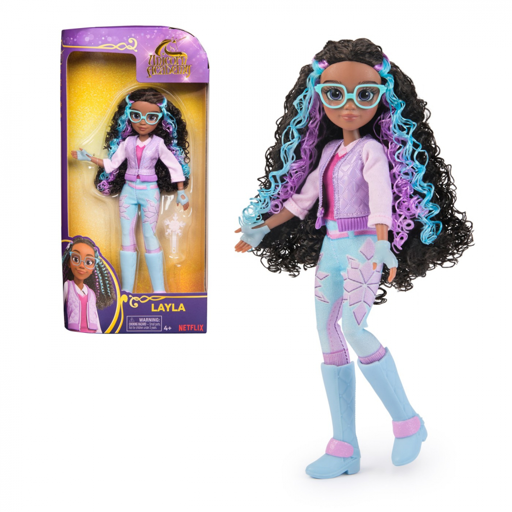 Păpușa Layla Unicorn Academy 24cm Spin Master