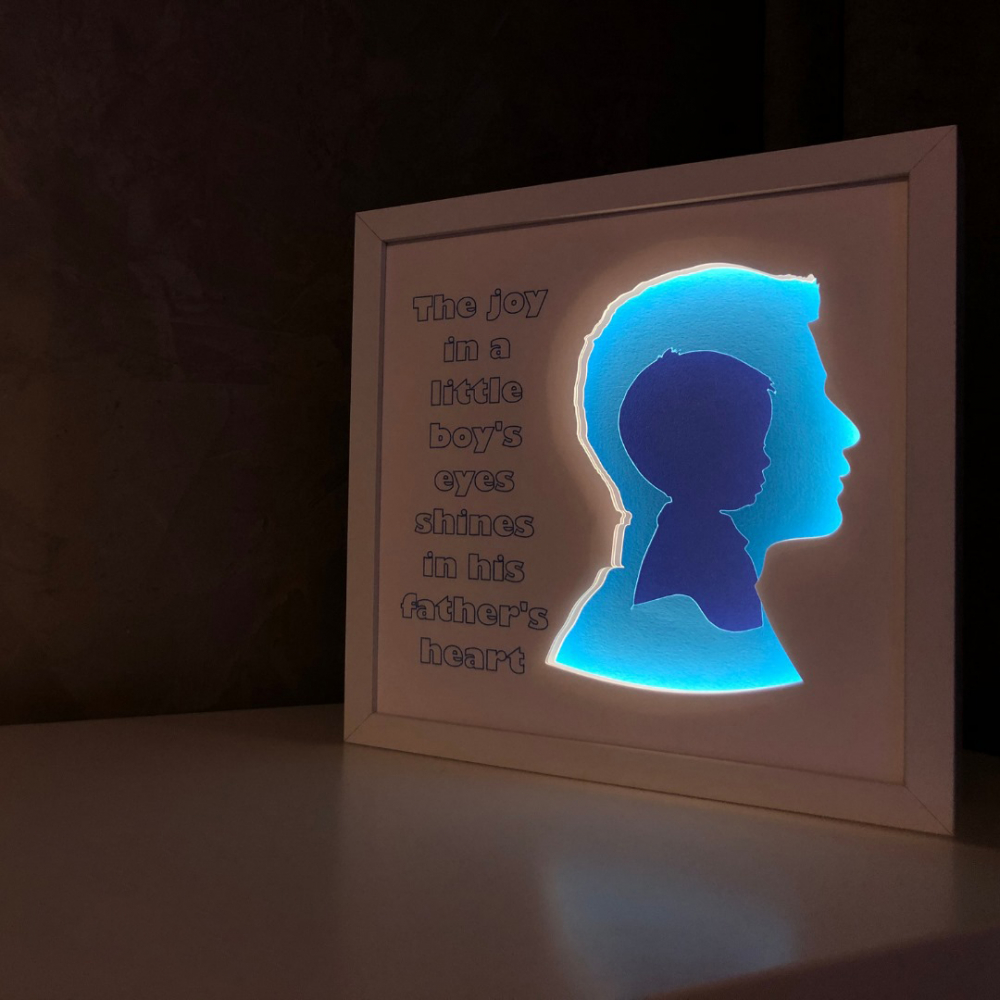 Tablou Luminos Părinți și Copii | Noorhandmadeatelier