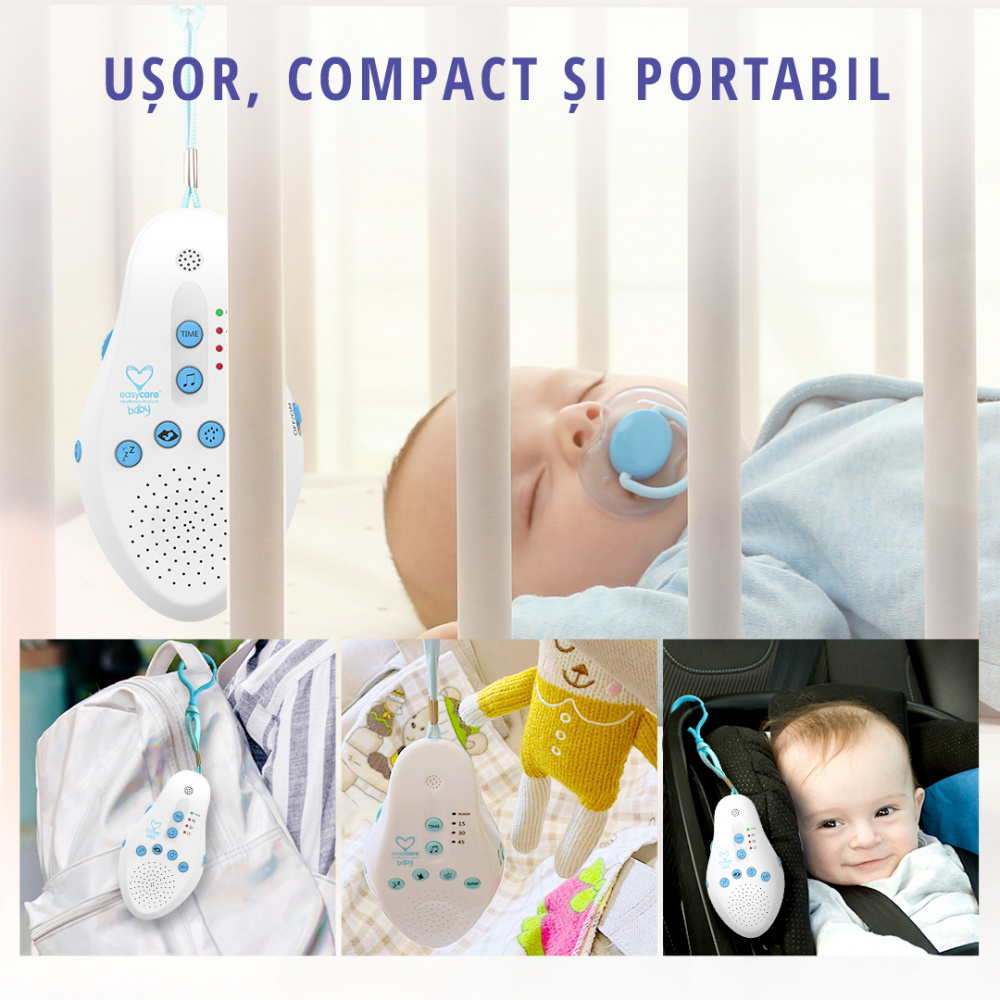 Emitator Sunete Albe Easycare Baby 4 în 1, Somn Liniștit - imagine 2