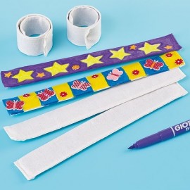 Set 5 Bratari Snap-On Decorate DIY Baker Ross - imagine 4