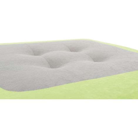 Puf Patrat Premium Gri-Verde Lime Moje Bambino - imagine 3