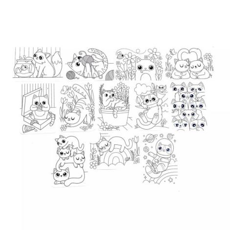 Ooly Undercover Art Pisicute - Modele Secrete - imagine 3