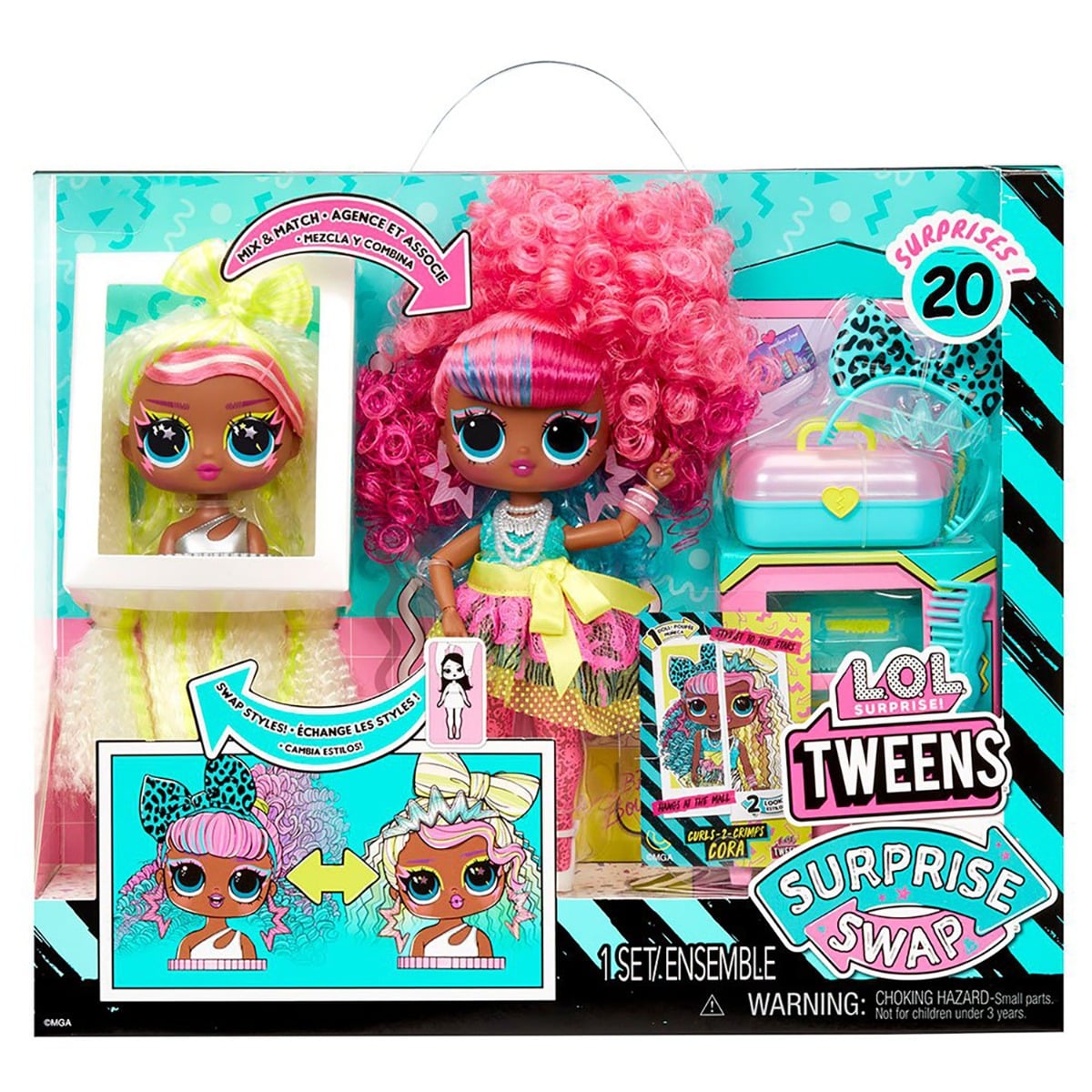 Papusa LOL Surprise Tweens Swap Curls 2 Crimps