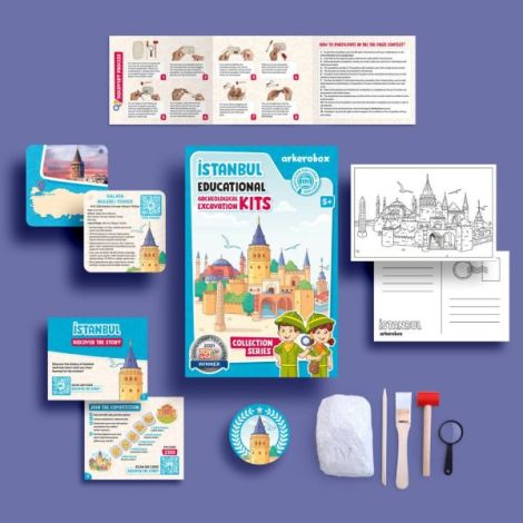 Arkerobox Turnul Galata - Kit Arheologic Educativ - imagine 5