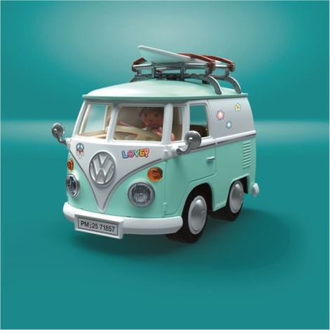 Playmobil Duba VW T1 Camping Colectie - imagine 5