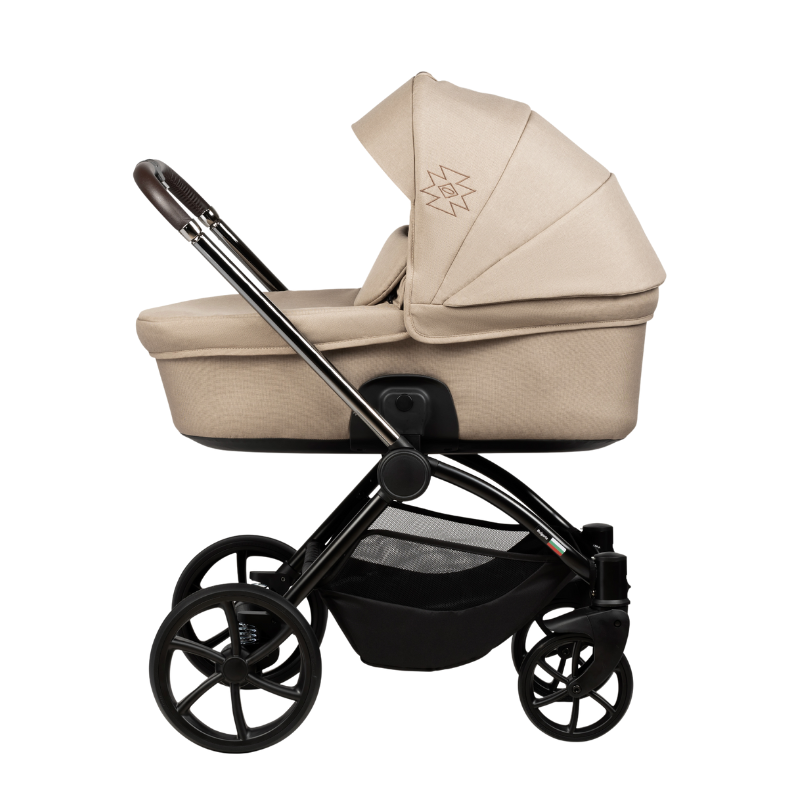 Carucior Buba Kanatitza 2 in 1 Nougat cu Accesorii