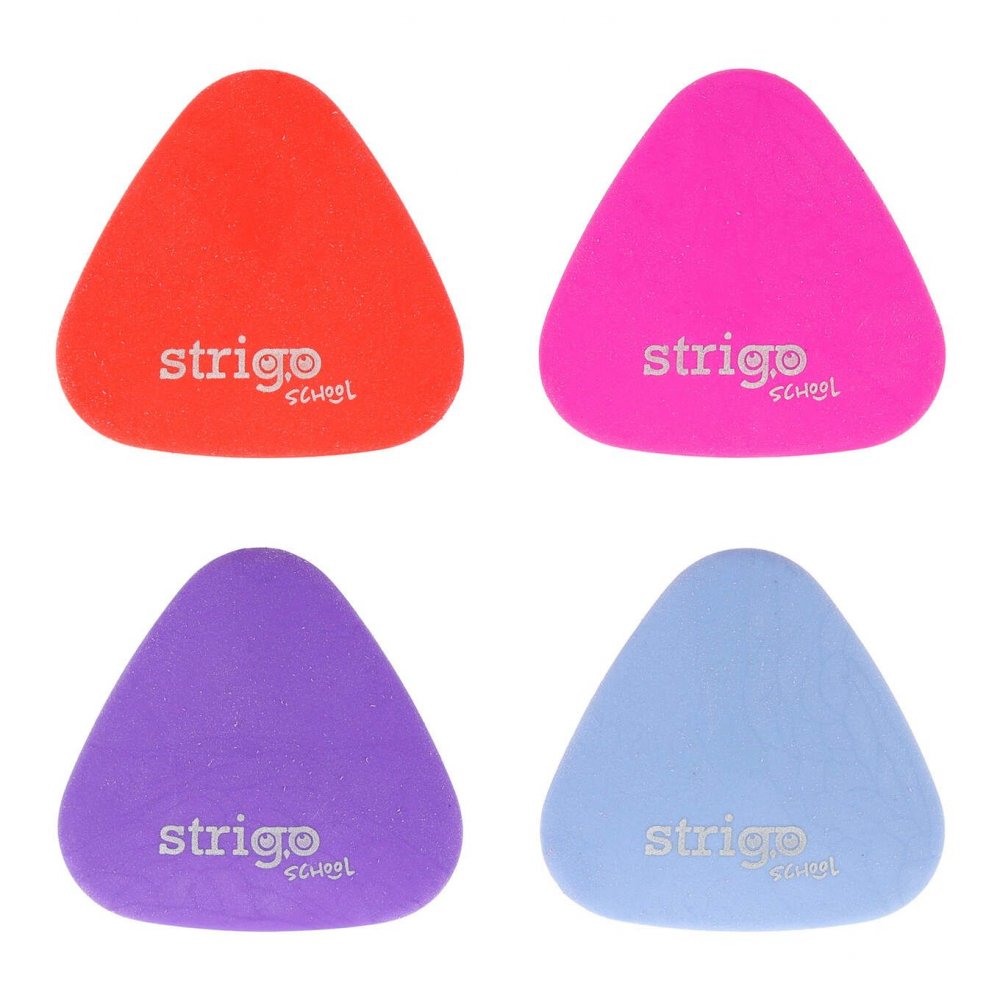 Guma de sters Strigo triunghiulara, ergonomică