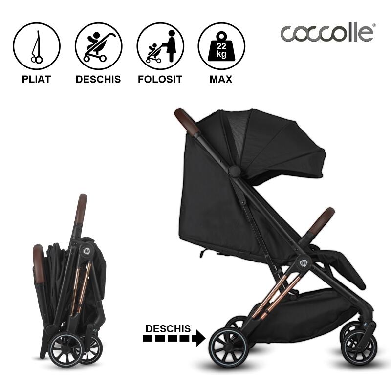Carucior Coccolle Beyla Gold LE cu Pliere Automata