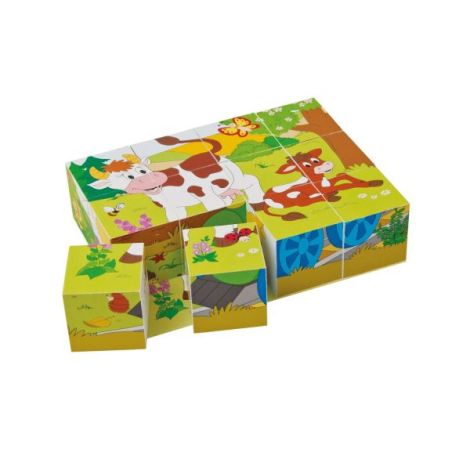 Puzzle Ferma Woodyland 3x4 - Joc Educativ - imagine 2