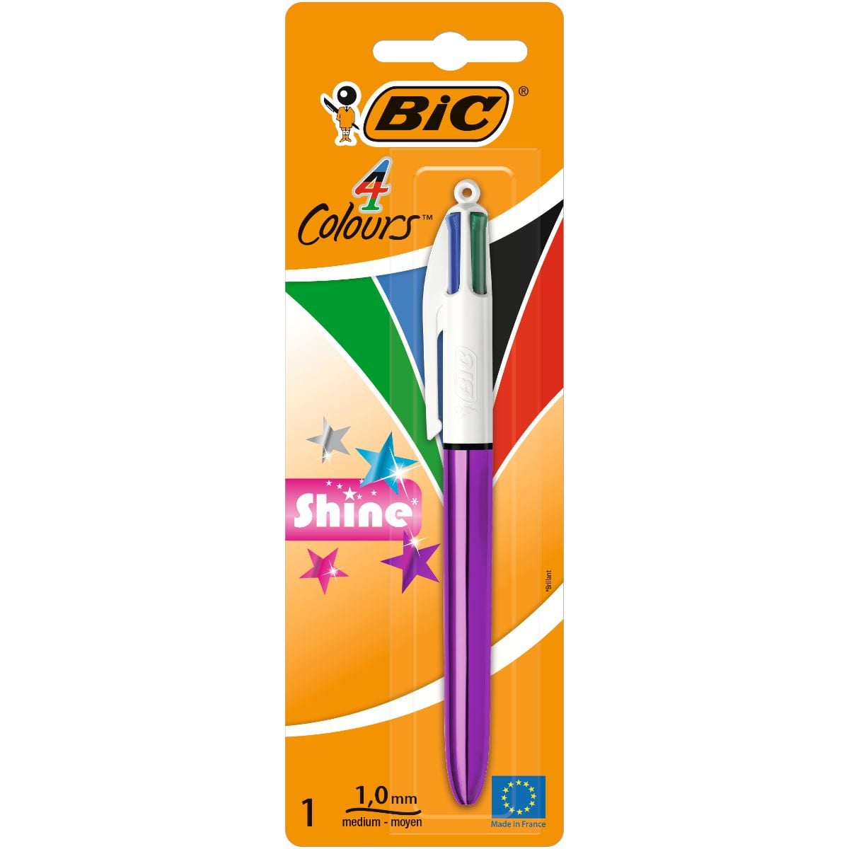 Pix Bic Shine 4 Culori Metalic, 1.0 mm