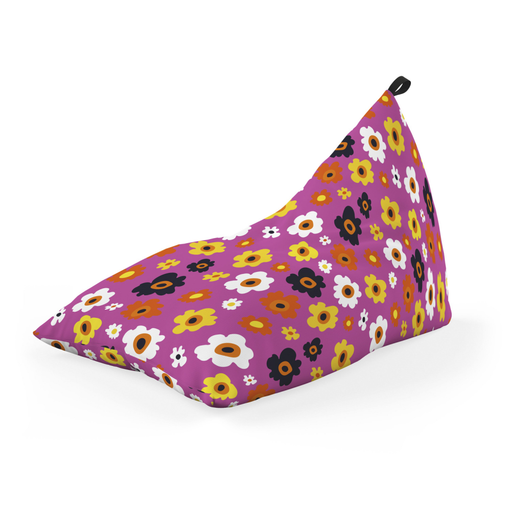 Fotoliu Puf Bean Bag Updeco Daisy Mov - imagine 5