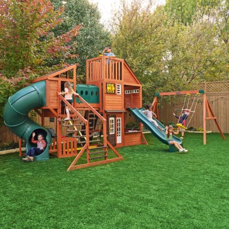 Complex Joacă Leagăn Kidkraft Odyssey 3 Tobogane - imagine 4