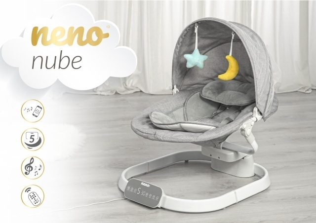 Leagan Electric Neno Nube cu Telecomandă - imagine 4