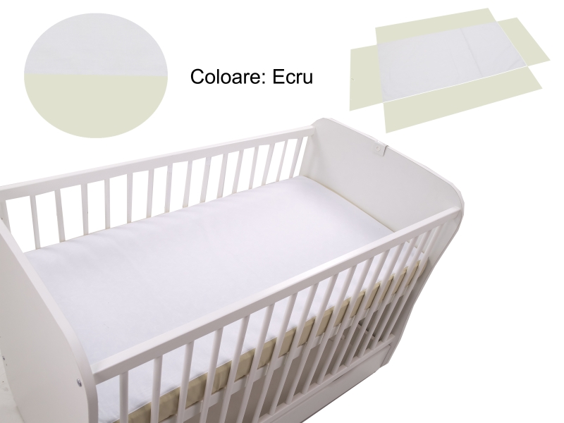 Cearceaf Klups Bumbac 100% Ecru 120x60