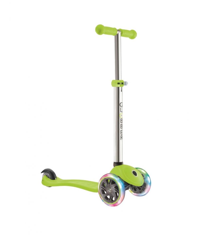 Trotineta Globber Primo V2 Lights Verde cu 3 Roti - imagine 8