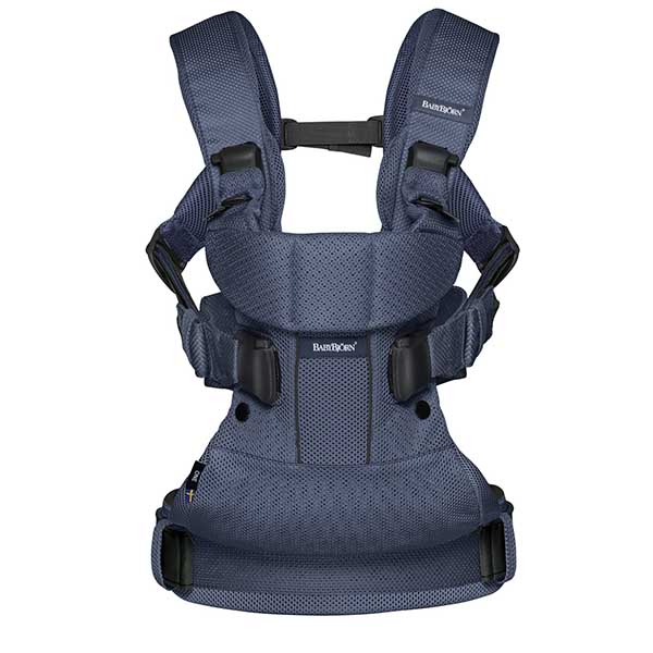 BabyBjorn One Air Navy - Marsupiu Ergonomic Premium - imagine 3