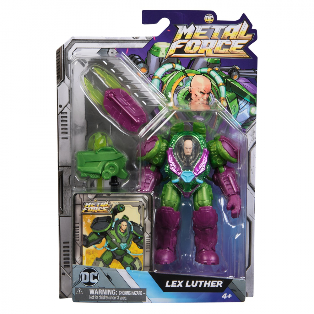 Figurina Lex Luthor Metal Force 10cm - Spin Master