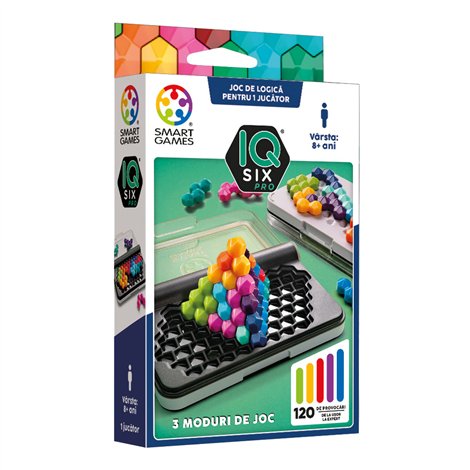 Smart Games IQ Six Pro - 120 Provocări Logice