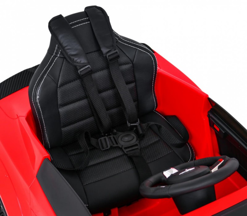 Masinuta Electrica Ford Mustang 12V, Rosu, 3 Viteze, 110W - imagine 7