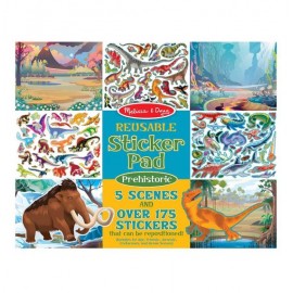 Set Abtibilduri Reutilizabile Lumea Preistorica Melissa & Doug