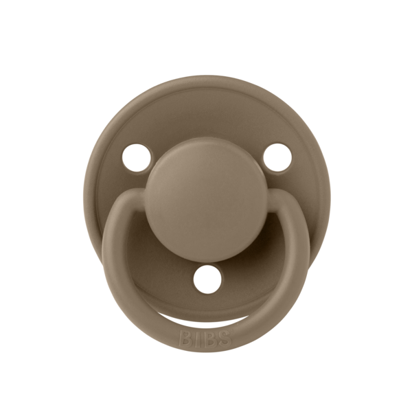 Suzeta Bibs Lux Dark Oak, Silicon, 0-3 Ani - imagine 3