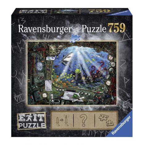 Puzzle Exit 4: În Submarin, 759 piese Ravensburger