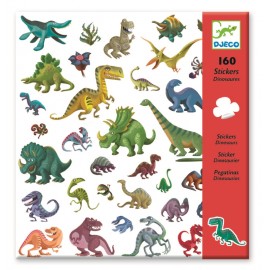 Abțibilduri Djeco Dinozauri | 160 Stickere Creative