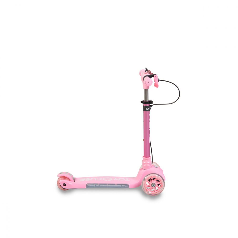 Trotineta Byox Pink LED, Pliabilă - imagine 2