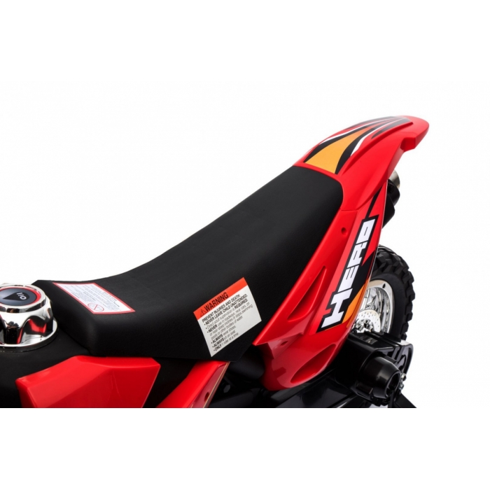Motocicleta Electrica Ramiz Cross Rosu cu Lumini - imagine 9