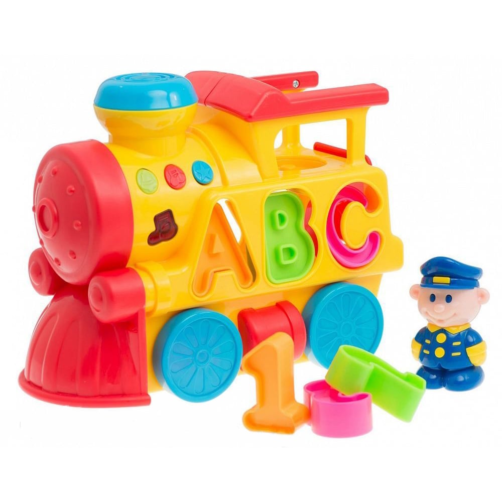 Jucarie Muzicala Sortator Tren BamBam