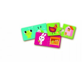Puzzle Duo Djeco Habitat, 2 piese - imagine 2