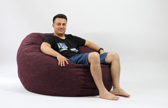 Fotoliu Puf King Size Red Wine | Pufrelax