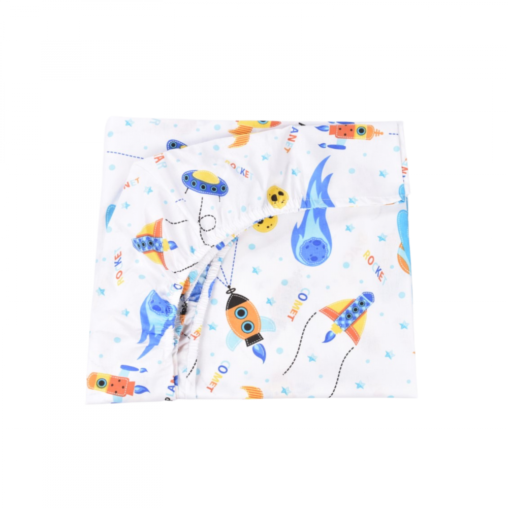 Cearsaf Patut Bumbac Confort Family | 120x60 cm
