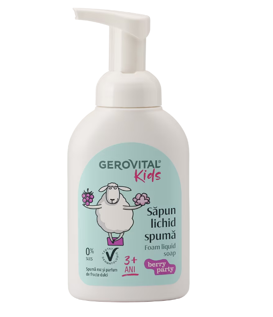 Săpun Lichid Spuma Gerovital Kids, 300 ml