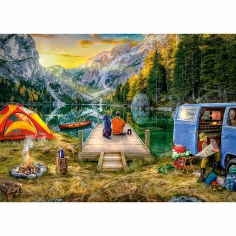 Ravensburger Puzzle Camping 1000 Piese Design Nou