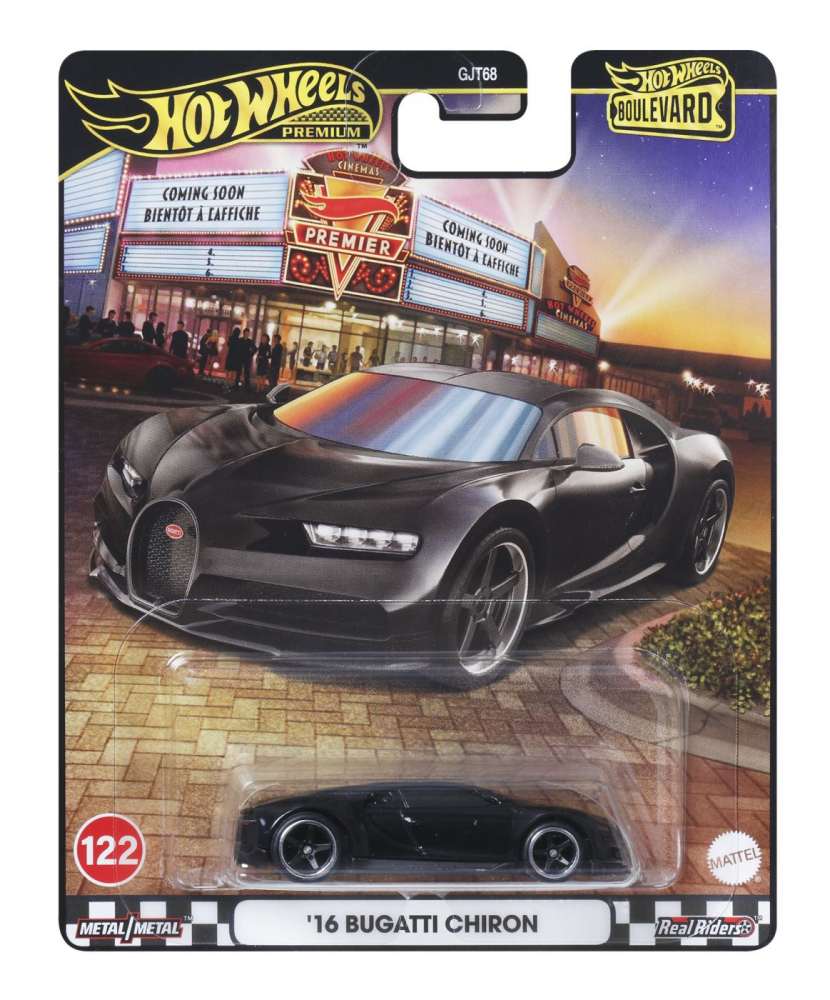 Hot Wheels Bugatti Chiron 1:64 Premium Metal
