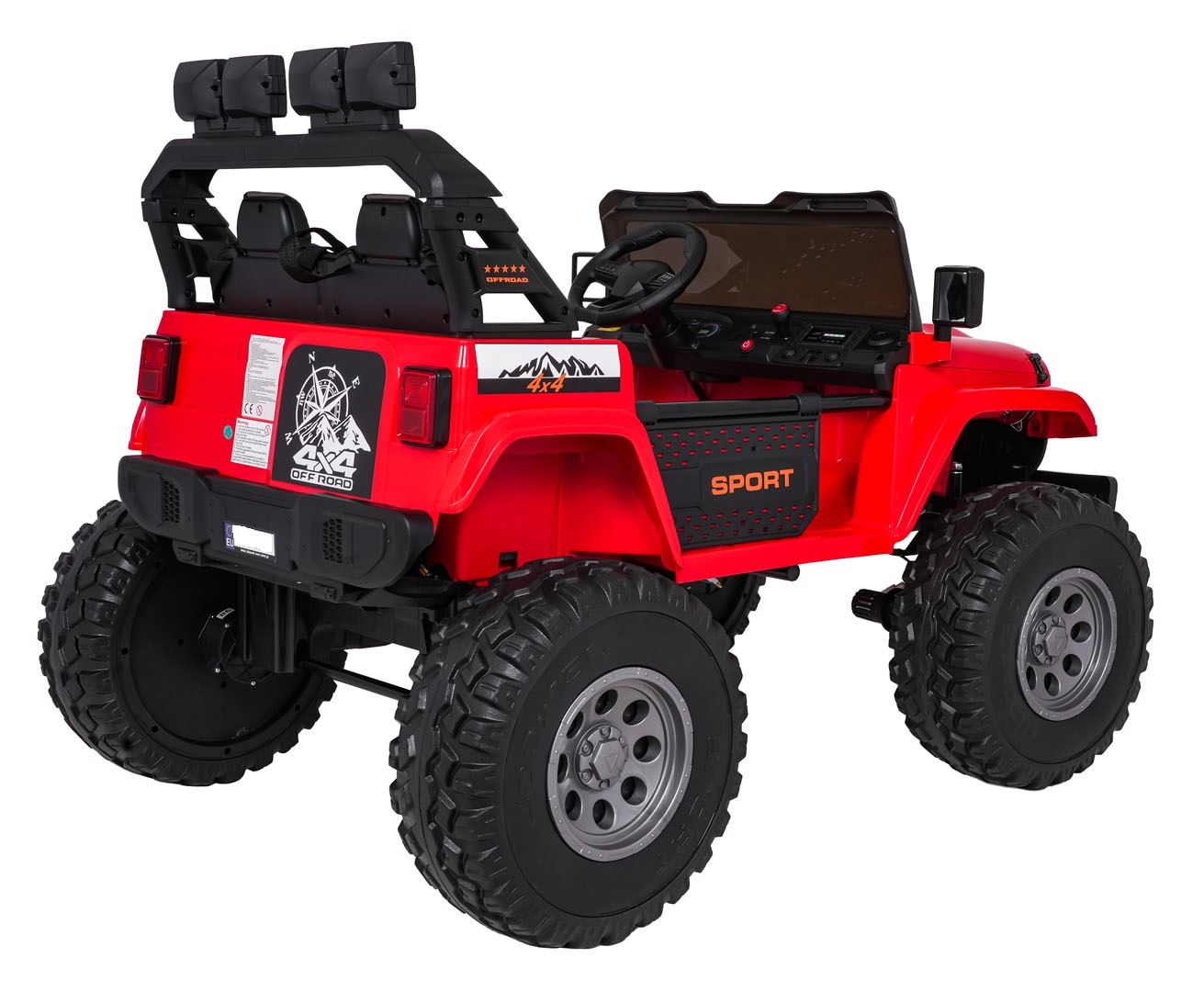 Masinuta Electrica Jeep 4x4 2 Locuri 960W - Autokids - imagine 14