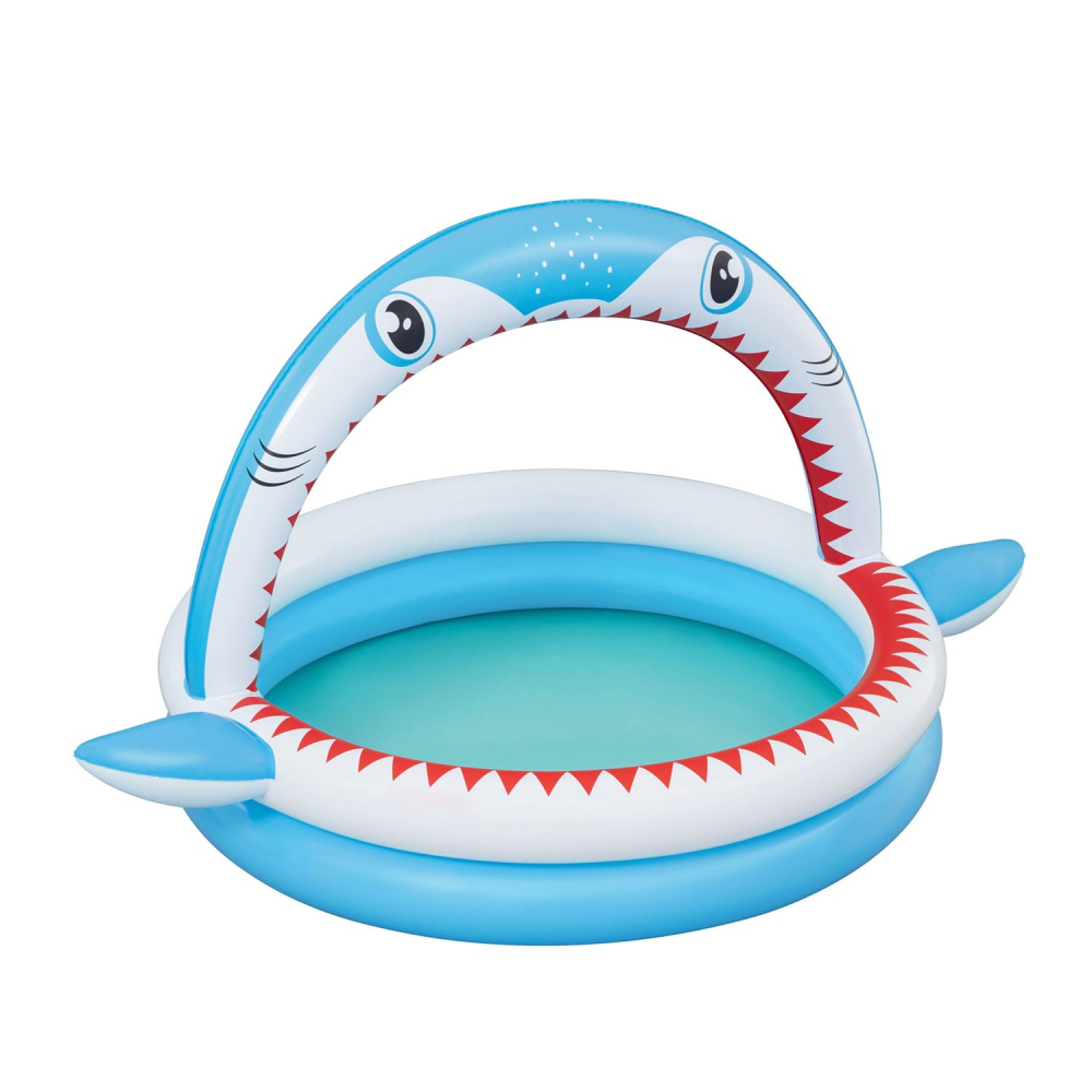 Piscina Bestway Shark cu Stropitoare, 163x127 cm - imagine 5