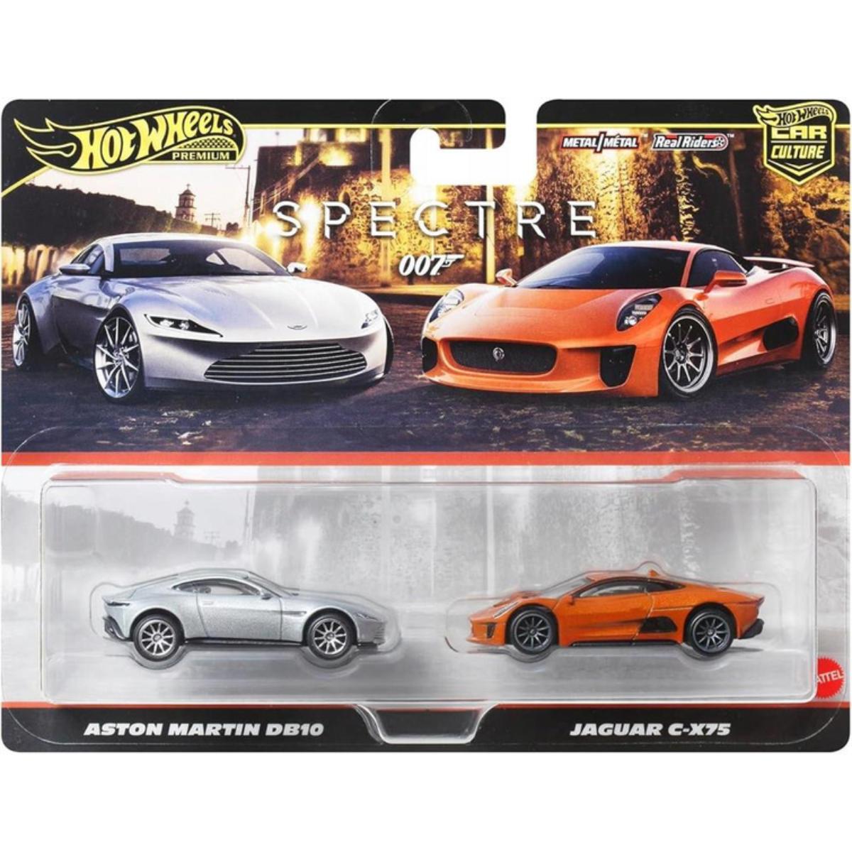Set 2 Mașini Hot Wheels Aston Martin & Jaguar