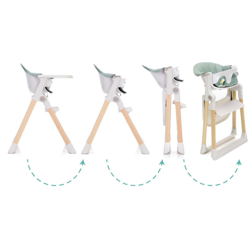Scaun de masa Fillikid Noah 2 in 1 Menta - imagine 4