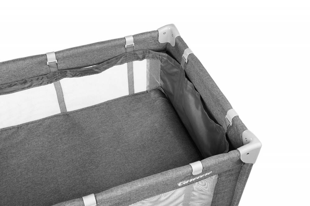 Patut Pliabil Caretero Basic Plus Graphite, 2 Nivele - imagine 9