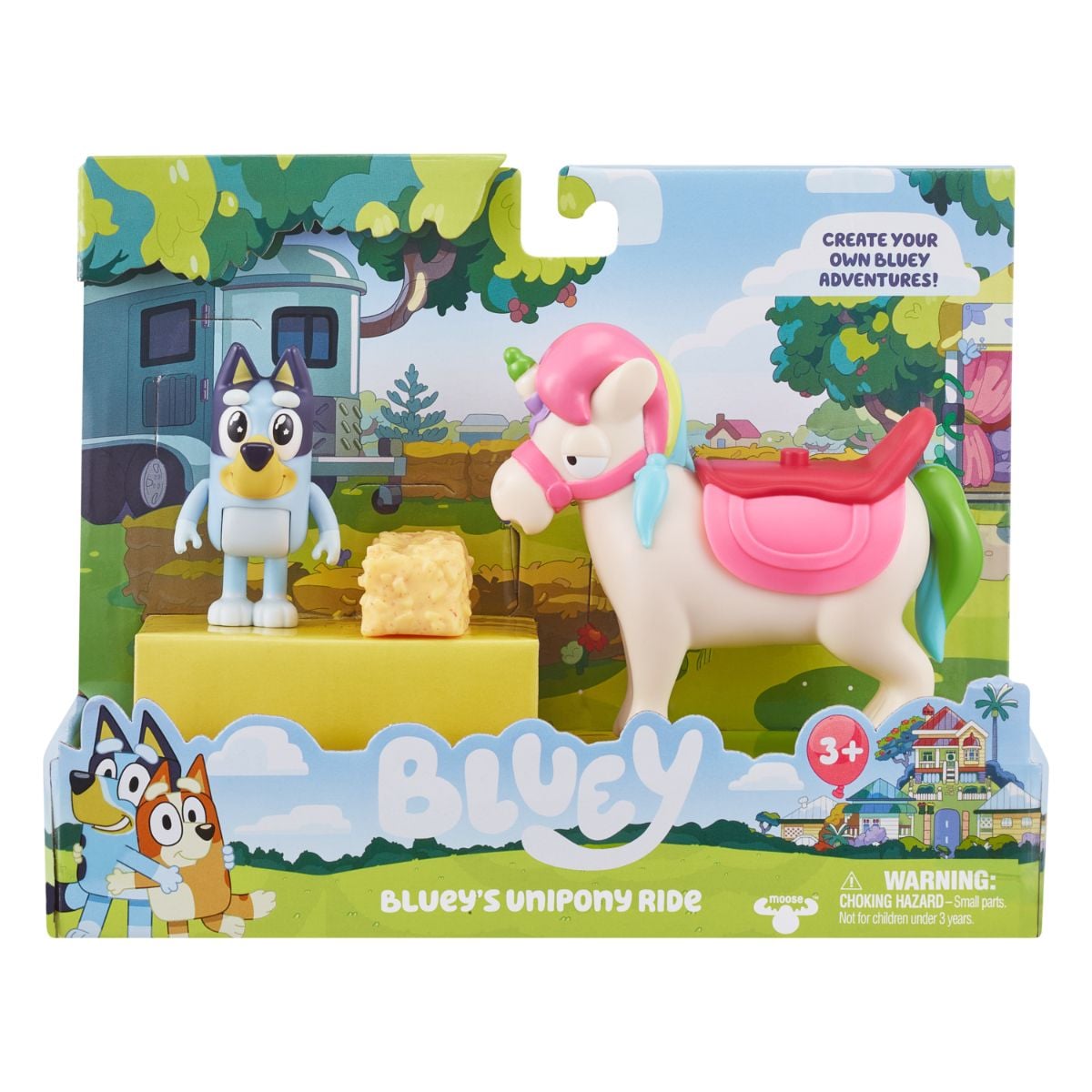 Set Bluey si Unipony Ride - Figurine