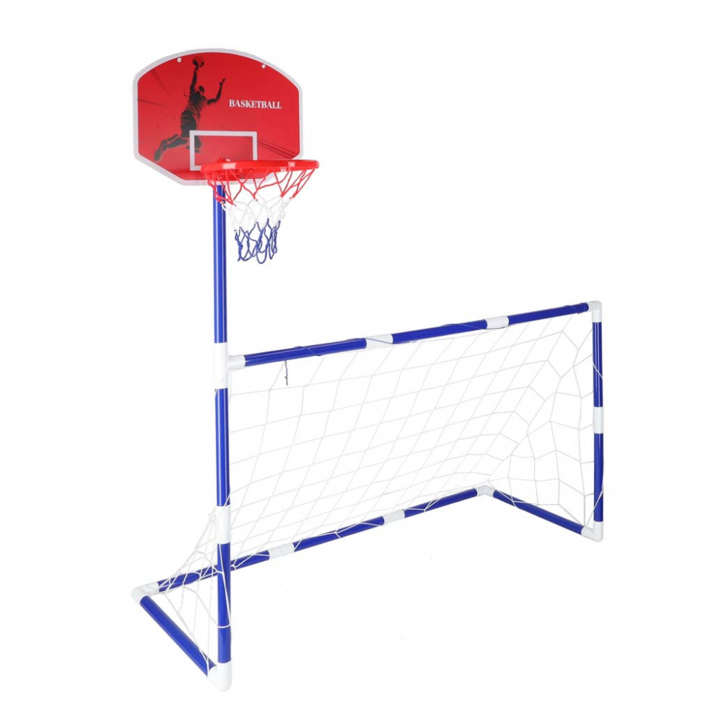 Ikonka Set 2-in-1 Fotbal & Baschet Copii