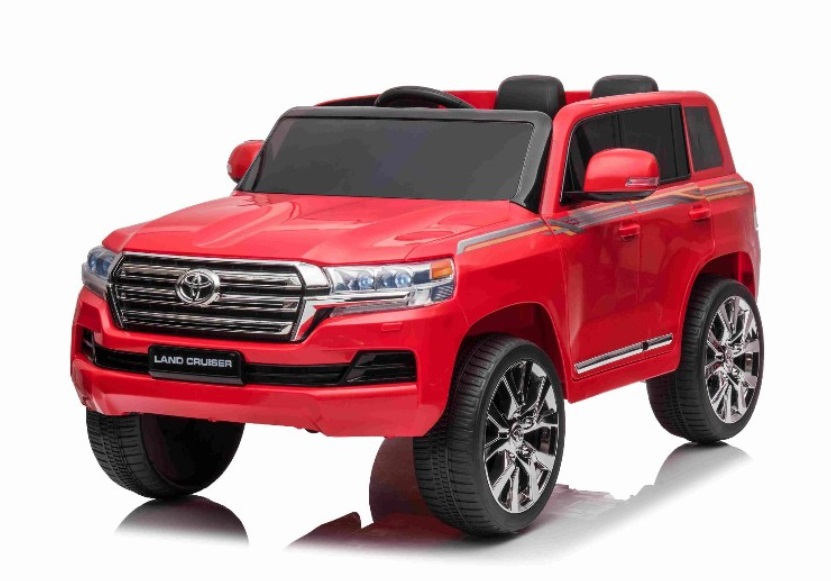 Masinuta Electrica Toyota Landcruiser Rosu - imagine 9