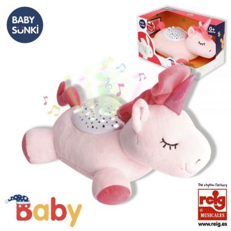 Proiector Unicorn Reig 25cm cu Melodii Linistitoare