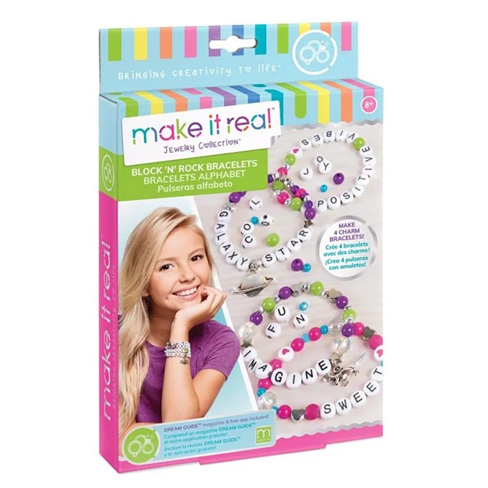 Set Bratari Litere Make it Real | Creativitate